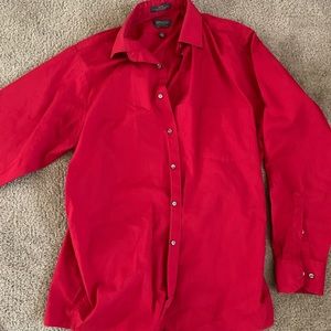 Men’s Red Dress Shirt